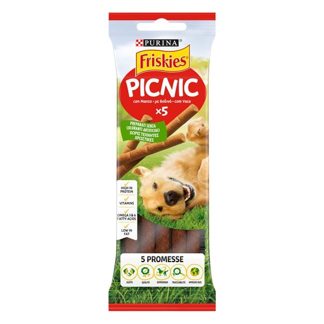Friskies Dog Picnic 5 Promises με Βοδινό 42gr (4000487138605)