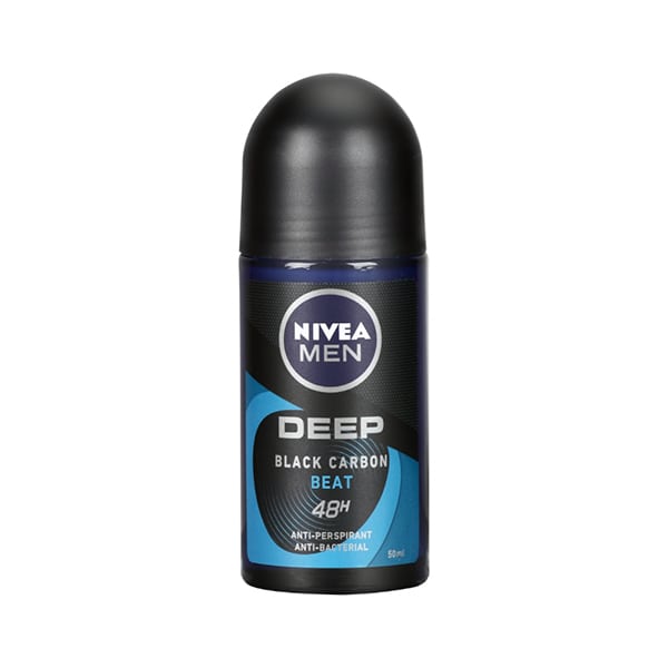 Nivea Men Black Carbon Beat Αποσμητικό 48h σε Roll-On 50ml 12τ (4005900874962)