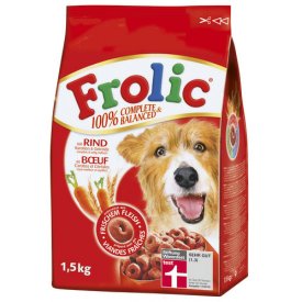FROLIC Σκυλοτροφή Μοσχάρι 1,5kg 5τ (4008429029110)