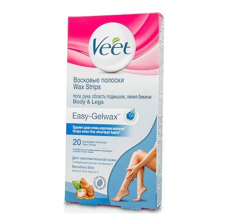 Veet Ταινίες Αποτρίχωσης για Ευαίσθητες Επιδερμίδες 20τμχ 12τ (4607109405987)