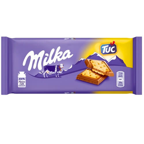 Σοκολάτα Γάλακτος Milka Tuc 87gr 18τ (7622210286123)
