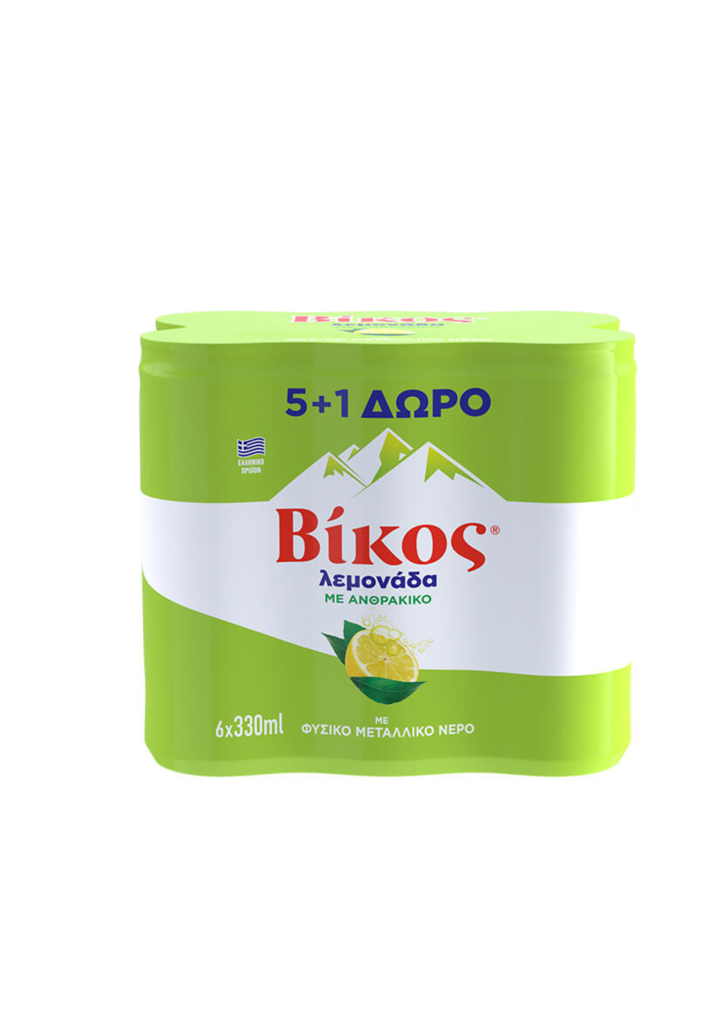 ΒΙΚΟΣ ΛΕΜΟΝΑΔΑ ΚΟΥΤΙ 330ML 5+1Δ 4σ (5201946912708)