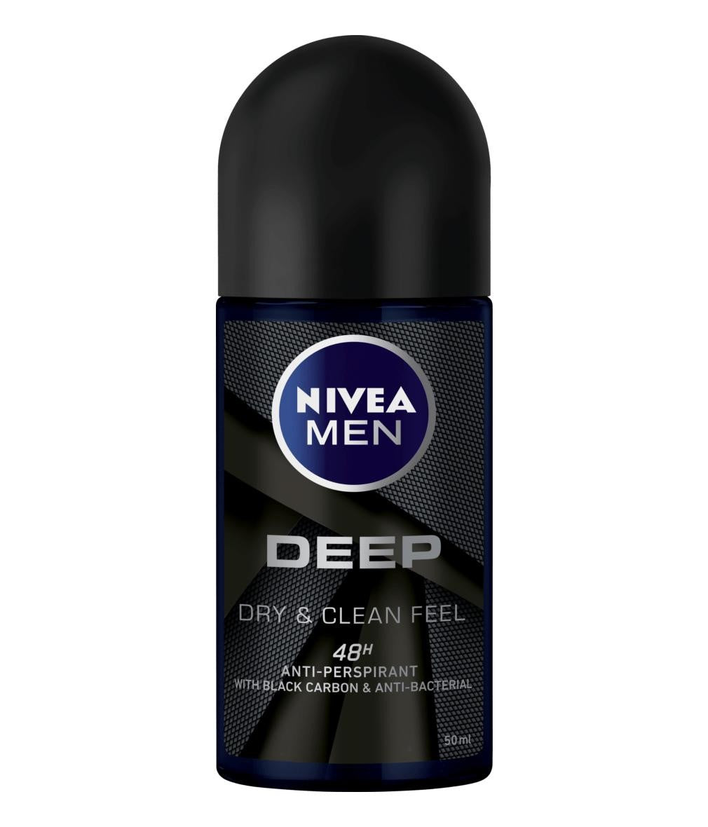 Nivea Black Carbon Darkwood Αποσμητικό 48h σε Roll-On 50ml 12τ (4005900513069)