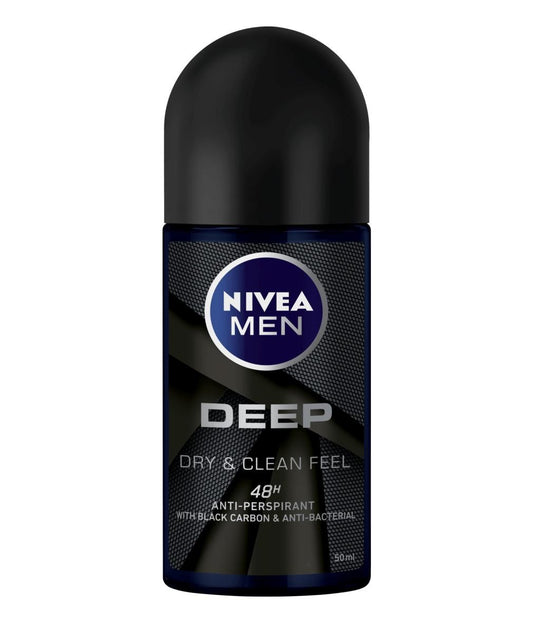Nivea Black Carbon Darkwood Αποσμητικό 48h σε Roll-On 50ml 12τ (4005900513069)