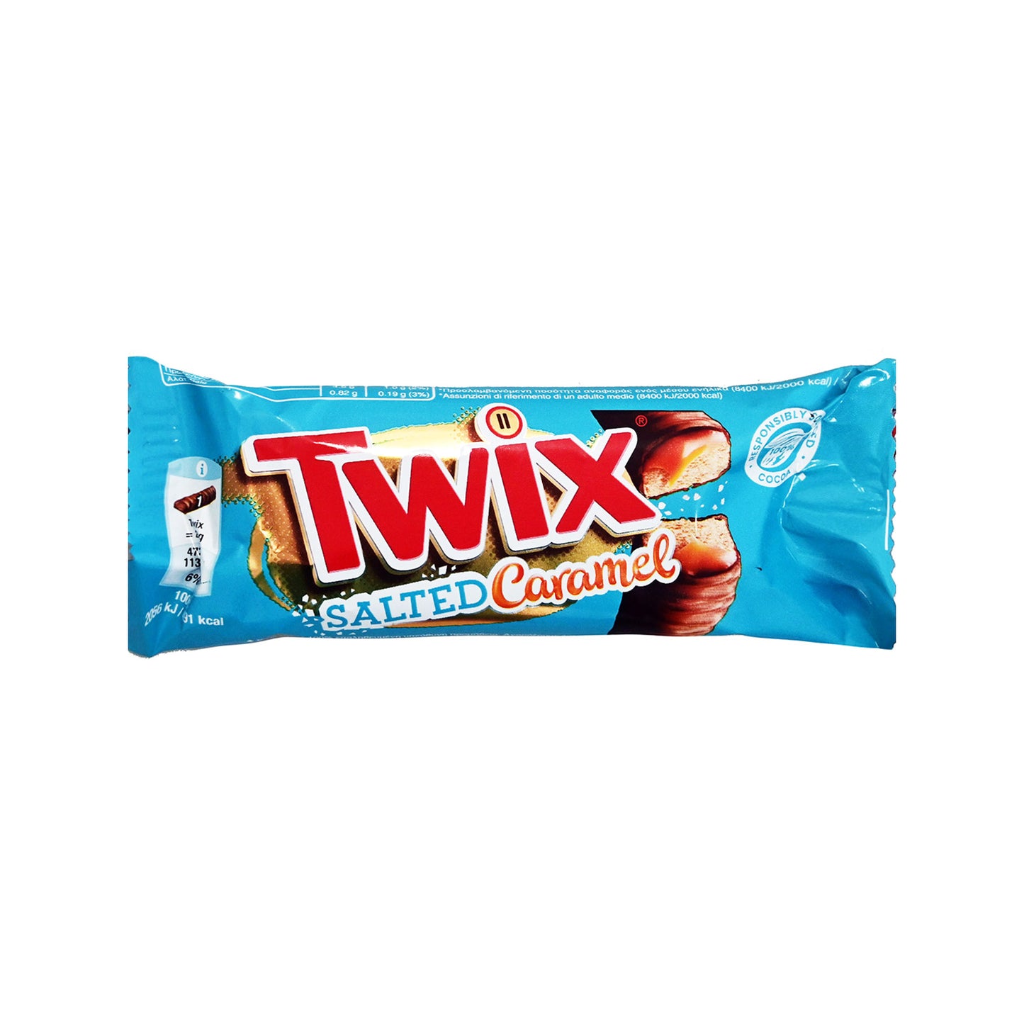 Twix Σοκολάτα Salted Caramel Bar 46gr 30τ (5000159556873)