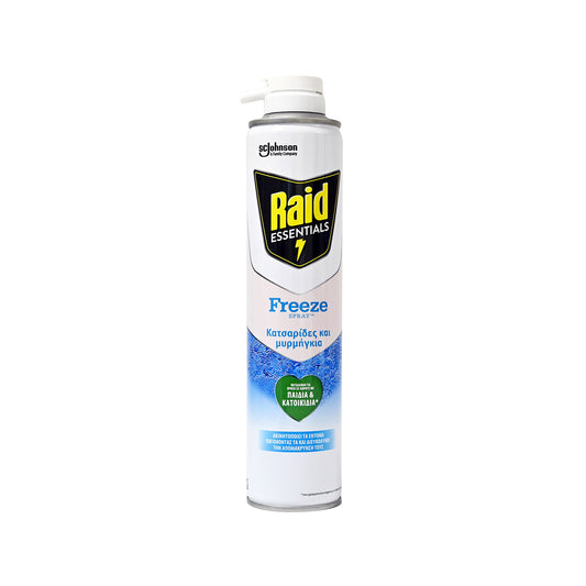 Raid Spray Freeze Για Κατσαρίδες Και Μυρμηγκια 350ml (5000204244250)