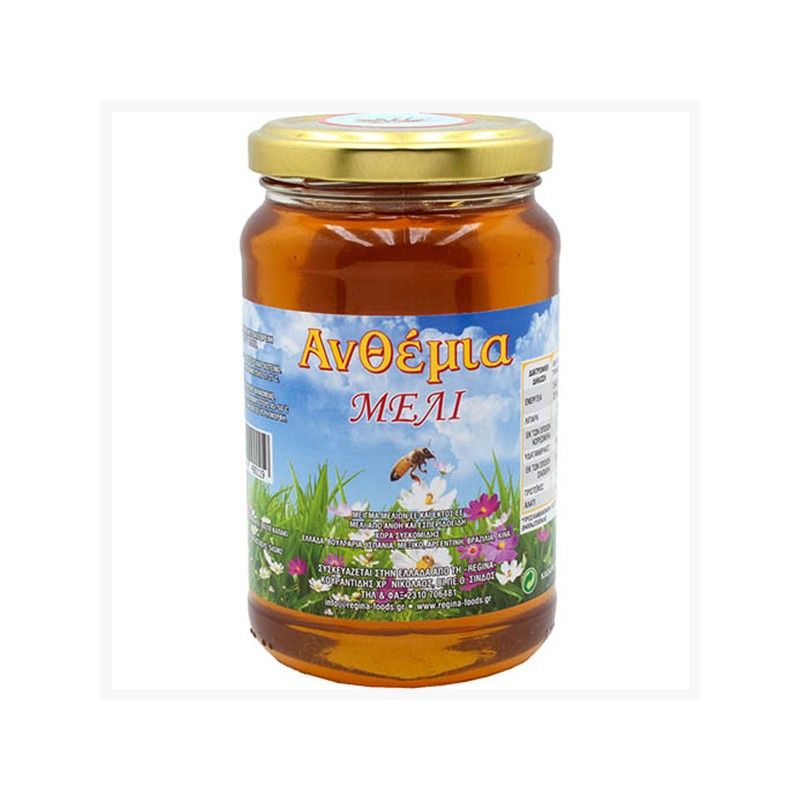 Ανθέμια Μέλι Βάζο 900gr 12τ (5200104490102)