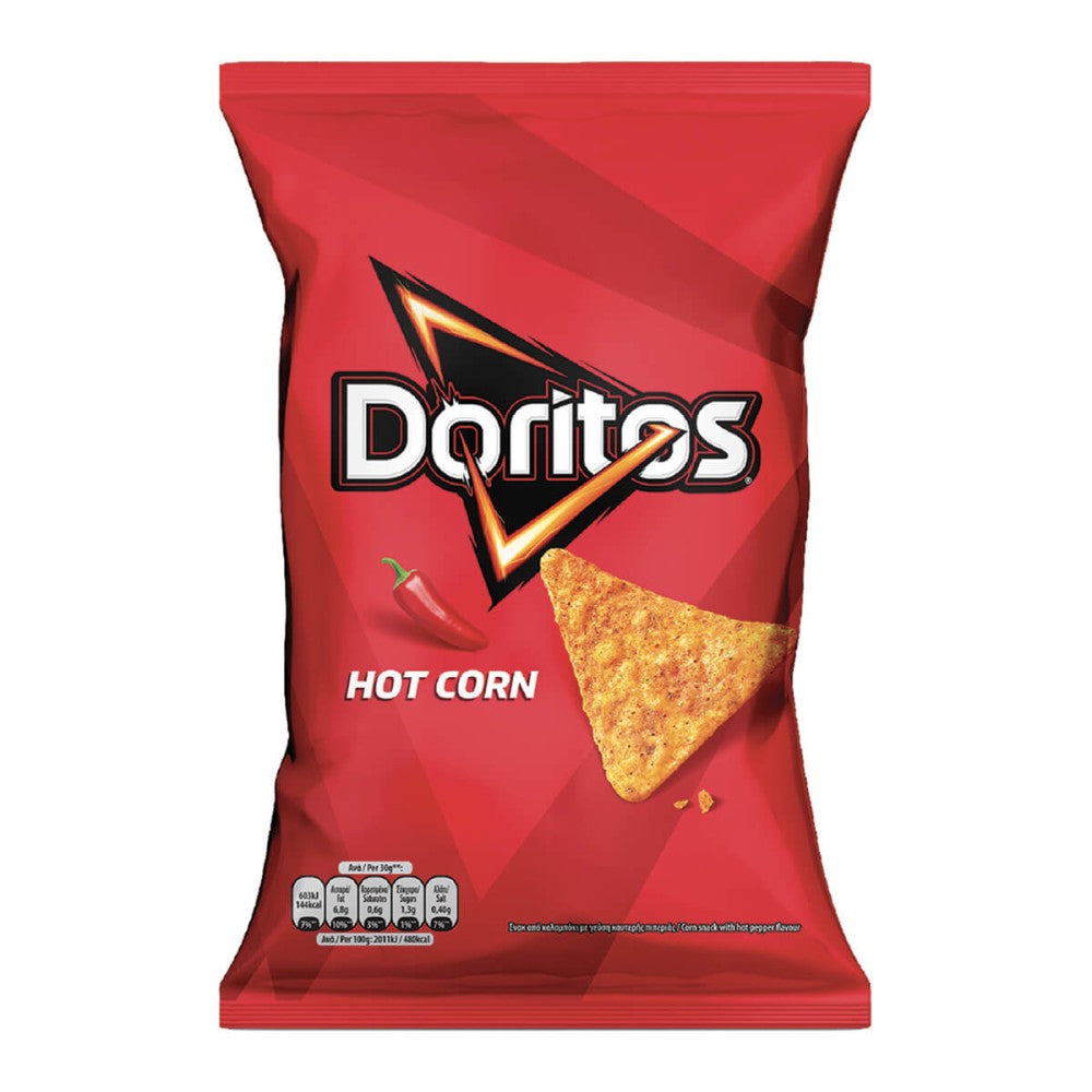 DORITOS HOT CORN 90ΓΡ 14τ (5201024002673)