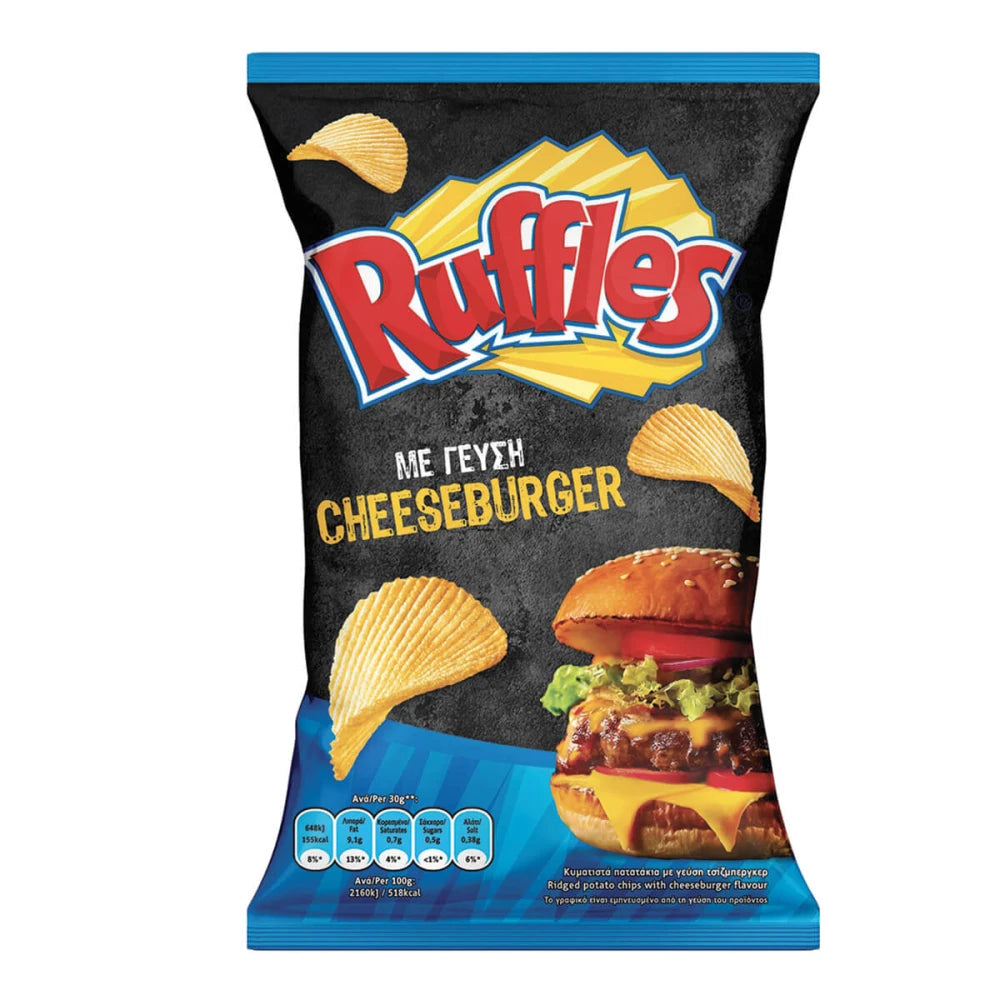 Ruffles Πατατάκια Cheeseburger 140gr 25τ (5201024011736)