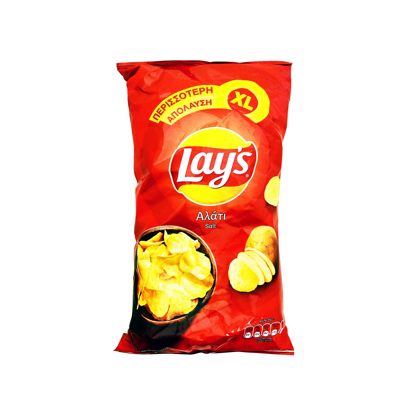 Πατατάκια Lay's Αλάτι 210gr 17τ (5201024782643)