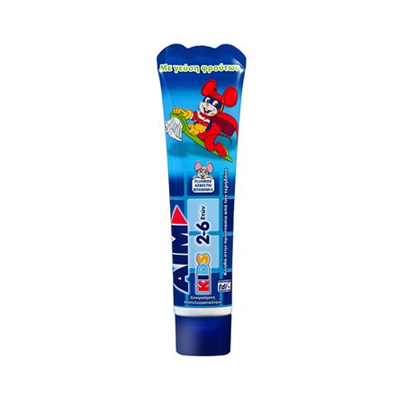 AIM Οδοντόκρεμα 50ml με Γεύση Φρούτων για 2+ χρονών 12τ (5201028118431)