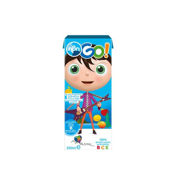 HBI GO Natural Juice BLUE orange - apple - apricot 250ml 27t (5201156172398)