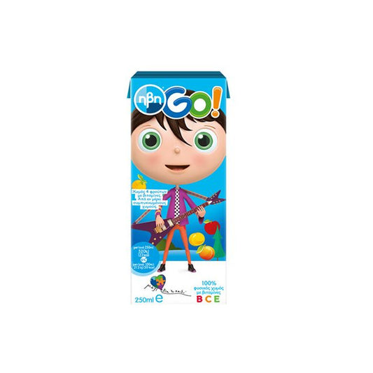 ΧΥΜΟΣ ΗΒΗ GO BLUE 4 ΦΡΟΥΤΑ 250ML 27τ (5201156172398)