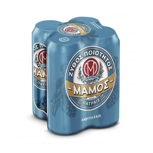ΜΠΥΡΑ ΜΑΜΟΣ PILSNER ΚΟΥΤΙ 4*500ML 6τ (5201261801022)