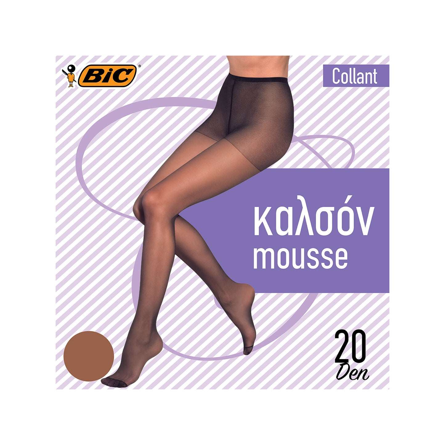 Bic Collant Καλσόν Special Size 3- 4/ Καραμελέ 20den (5201313006511)