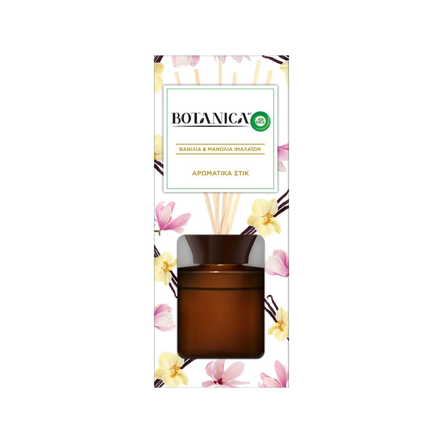 Airwick Botanica Αρωματικά Sticks Βανίλια & Μανόλια Ιμαλαϊων 80ml (5201347174330)