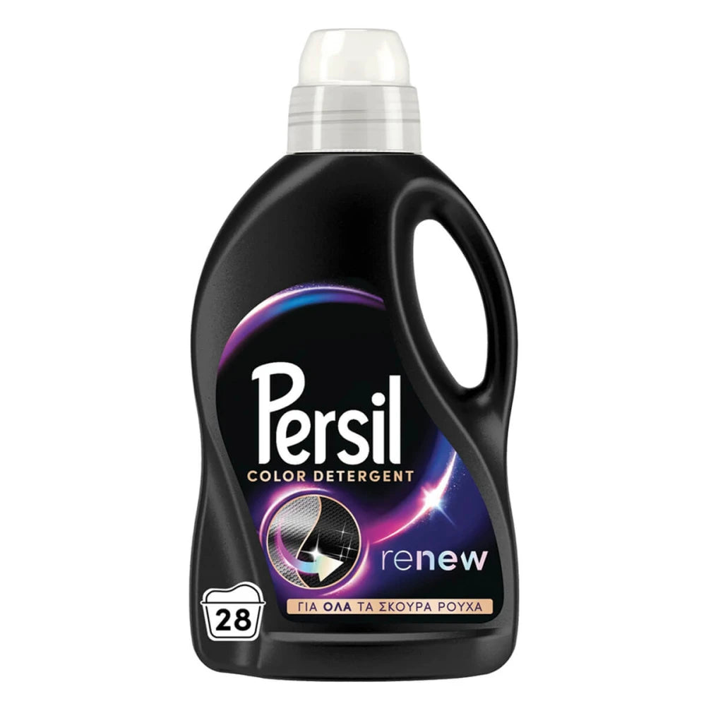 PERSIL RENEW ΥΓΡΟ ΠΛΗΝΤΥΡΙΟΥ 28 ΜΕΖΟΥΡΕΣ BLACK 8τ (5201395168336)