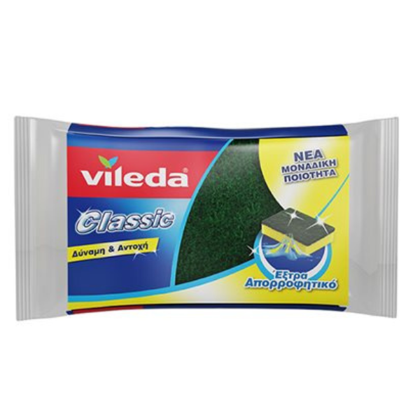 Vileda Classic Dish Sponge Yellow 48m (5201815211253)