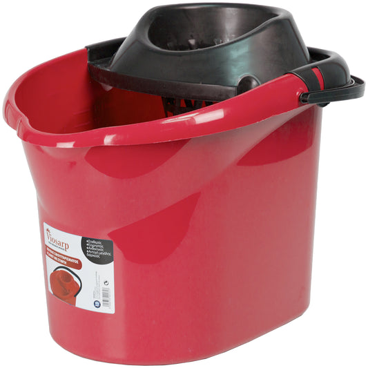 Κουβάς Σφουγγαρίσματος Με Στίφτη Οβάλ 15L (8699863092400)