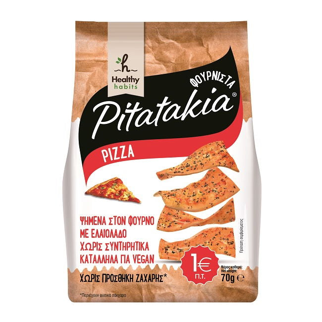 Healthy Habits Crackers Pizza Patties 70gr 18t (5208056074050)