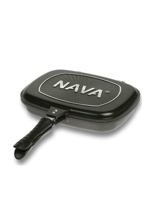 Nava Double Aluminum Grill with Stone Coating 36cm (5205746898255)