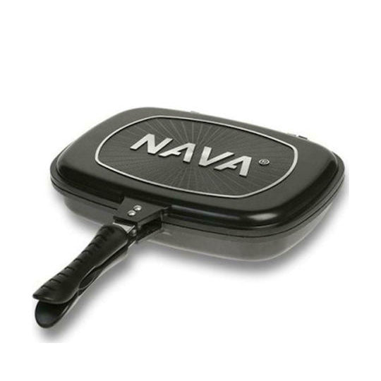 Nava Double Aluminum Grill with Stone Coating 36cm (5205746898255)