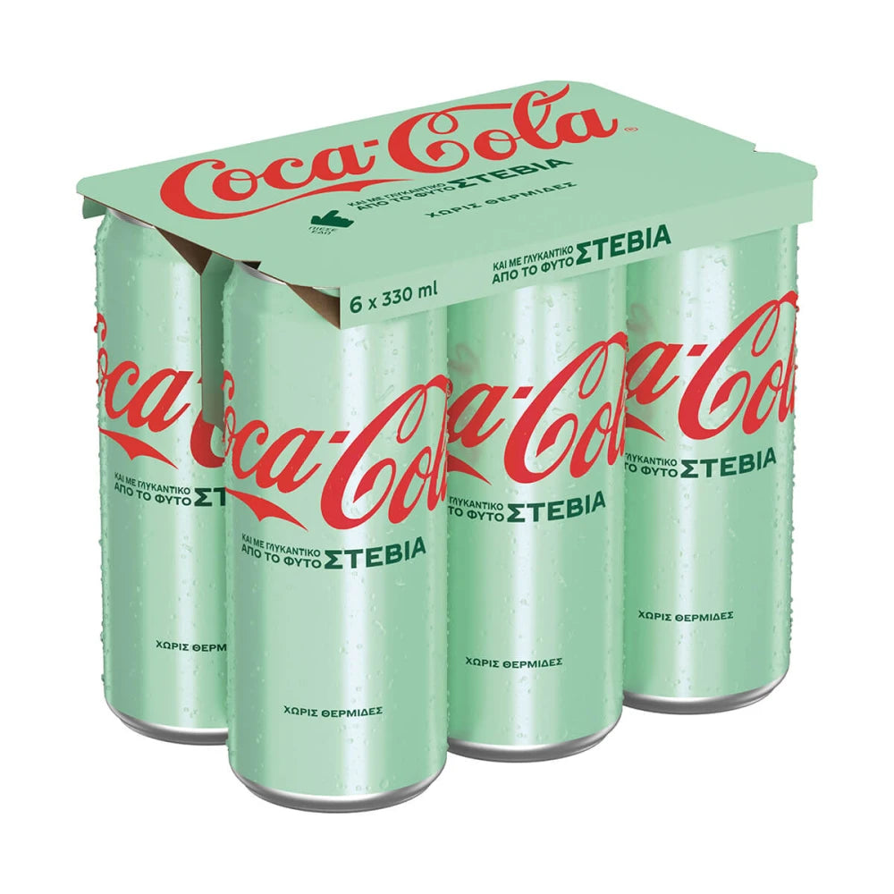 COCA COLA STEVIA ΚΟΥΤΙ 6*330ML 4τ (5449000304506)