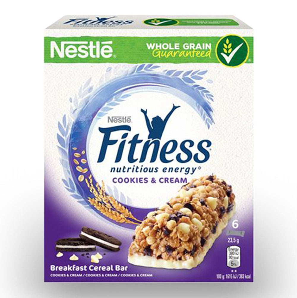 NESTLE BARS FITNESS 23,5gr. - (COOKIES & CREAM) (6τεμ) (Σ16) (5900020018571)
