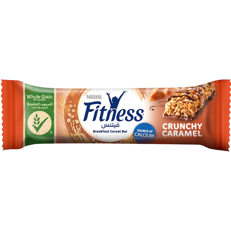 Nestle Fitness Delice Μπάρα Δημητριακών Με Crunchy Καραμέλα 23.5gr (5900020023377)