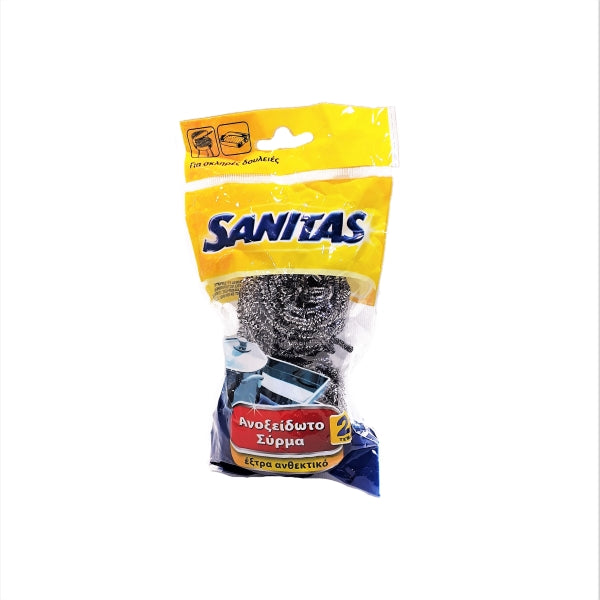 Sanitas Wire Sponge General Purpose 2pcs 18m (5201314013617)