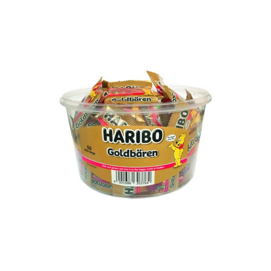Haribo Ζαχαρωτά Mini Goldenbaren 50x10gr 6τ (401686303764)