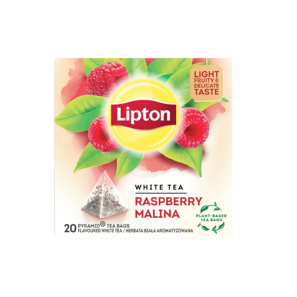 Lipton Λευκό Τσάι & Raspberry 20ΦΑΚ. 12τ (8718114889115)