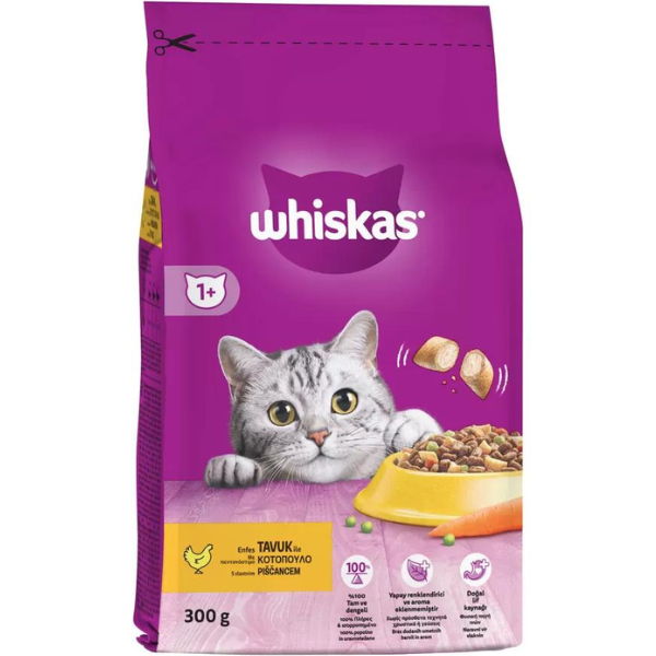 WHISKAS ADULT ΚΟΤ-ΓEM.ΚΡΟΚETA 300ΓΡ (Σ14) (5998749144220)