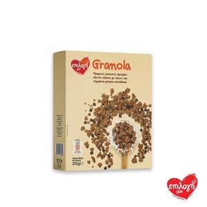 Επιλογή Μου Granola Με Ταχίνι και Μαύρη Σοκολάτα 375gr (5207066136284)