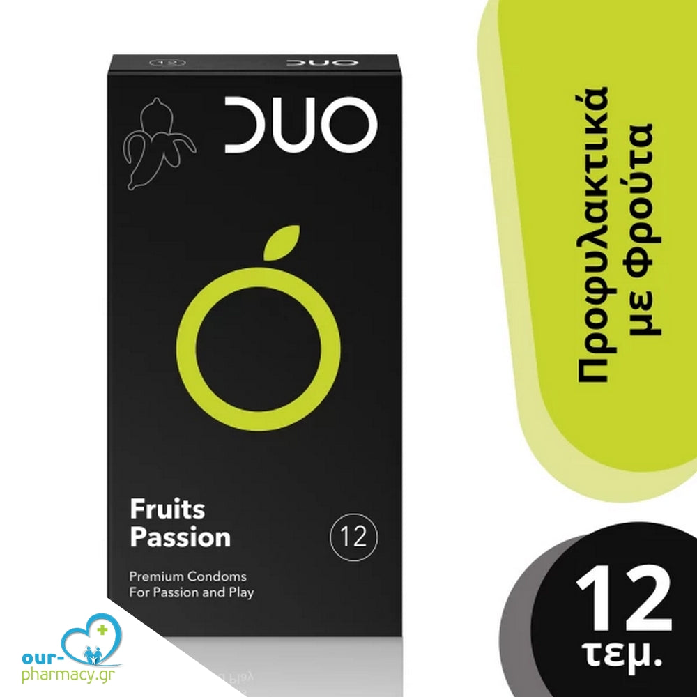 DUO CONDOM 12PCS FRUIT PASSION (Σ6) (4005800136146)