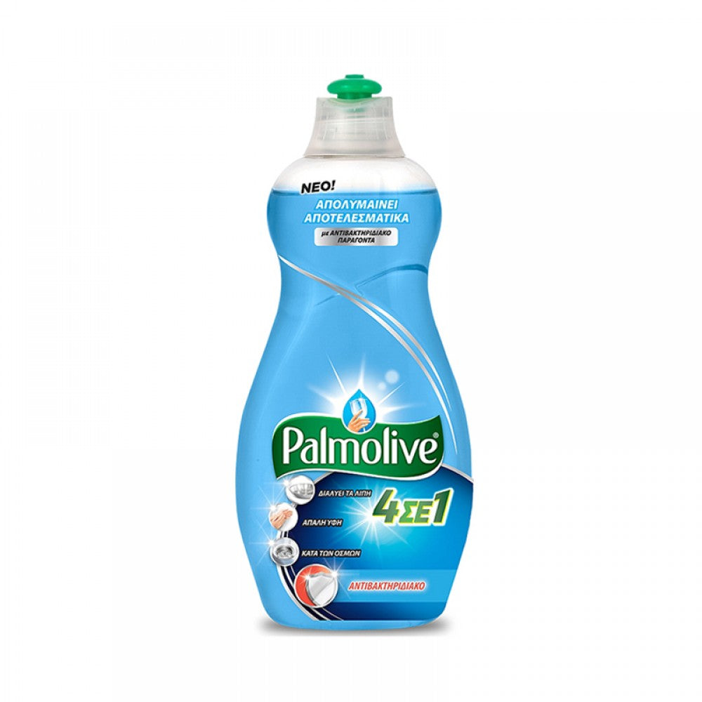 Palmolive Υγρό Πιάτων 4IN1 Αντιβακτηριδιακό 500ml 12τ (8718951004870)