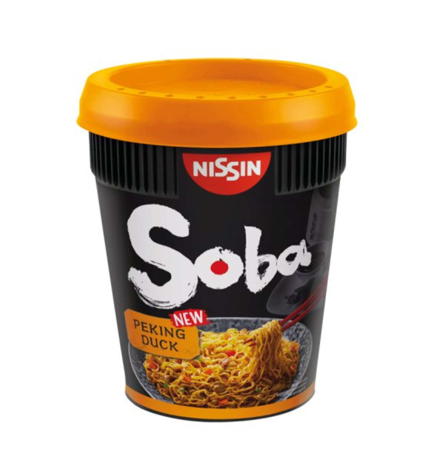 NISSIN SOBA ΝΟΥΝΤΛΣ CUP ΠΑΠΙΑ ΠΕΚΙΝΟΥ 87ΓΡ 8τ (5997523315757)