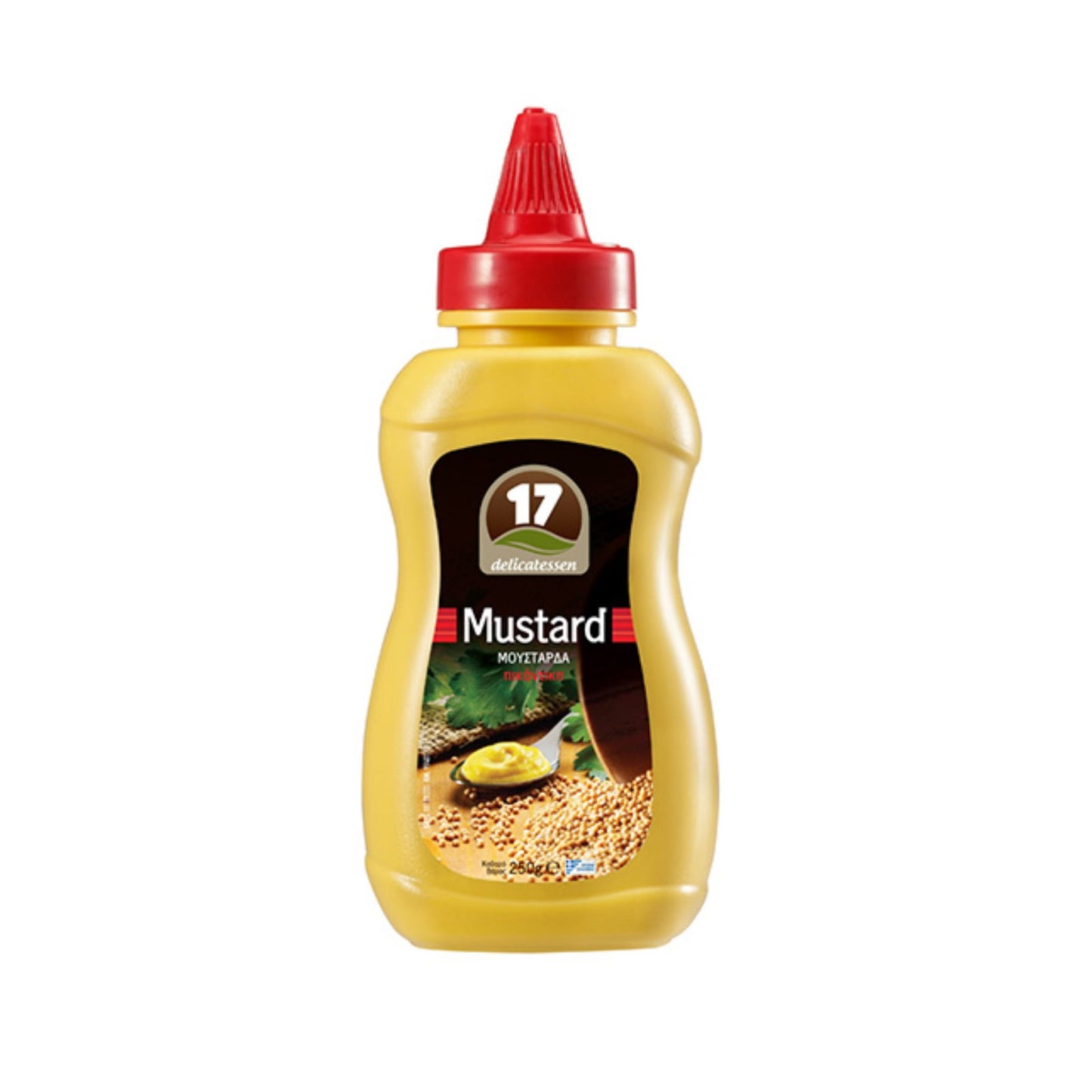 17 Delicatessen Spicy Mustard 250gr 12t (5201050130791)