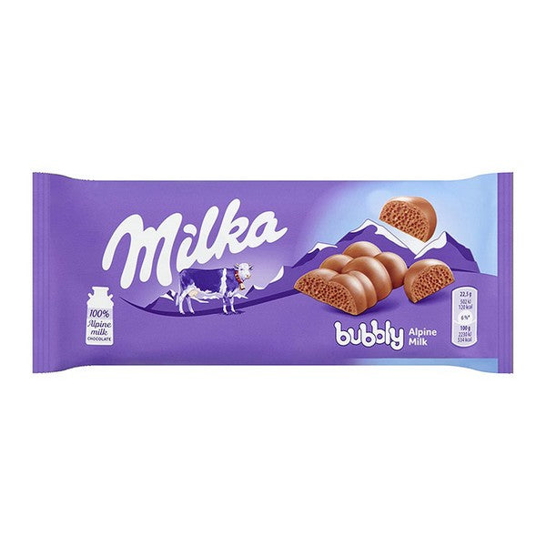 Milka Bubble Milk Chocolate 100gr 14t (7622210371638)