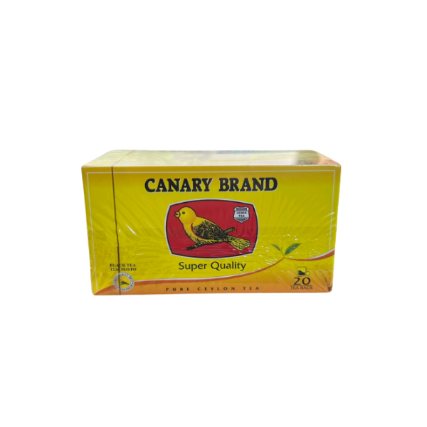Canary Black Ceylon Tea Sachets 20x2gr (4791041015547)