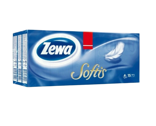 ZEWA ΧΑΡΤΟΜΑΝΤΗΛΑ ΤΣΕΠΗΣ SOFTIS 15T 20τ (4006670360150)