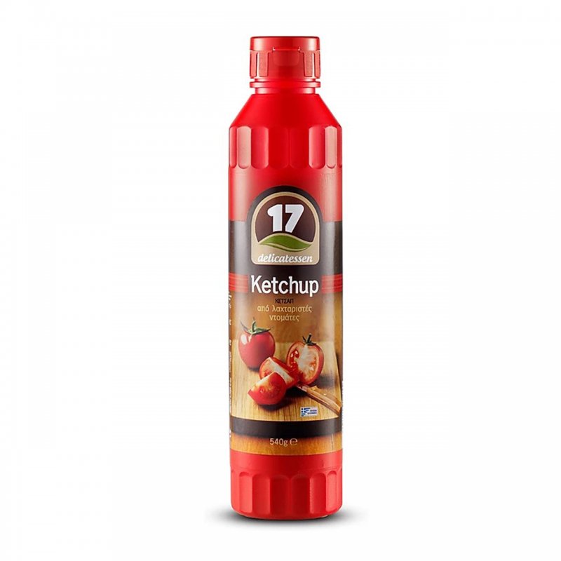 17 Delicatessen Κέτσαπ 540gr 12τ (5201050911055)