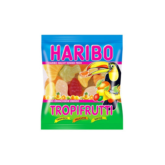 Haribo Tropical Fruit Flavored Jelly Beans 100gr 30t