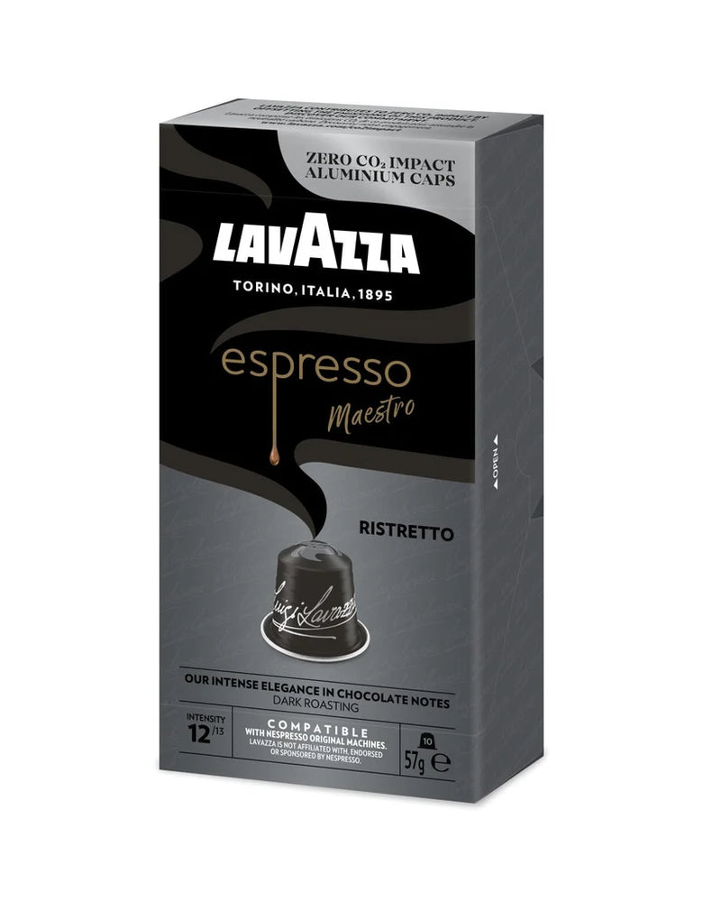 Lavazza Κάψουλες Espresso Maestro Ristretto Συμβατές με Μηχανή Nespresso 10caps 10τ (8000070053564)