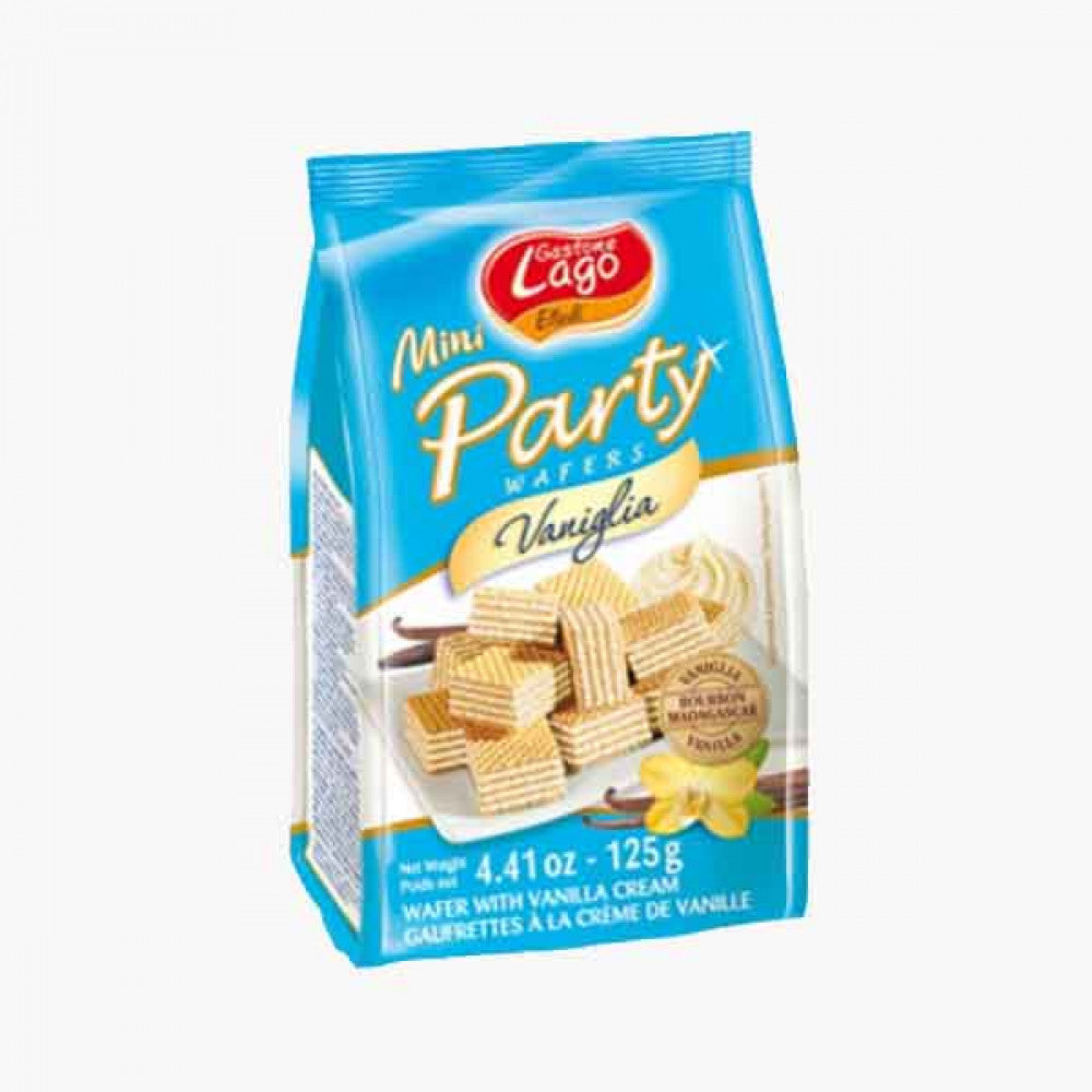 Lago Mini Wafers Vanilla 125gr 12t (8004800003423)