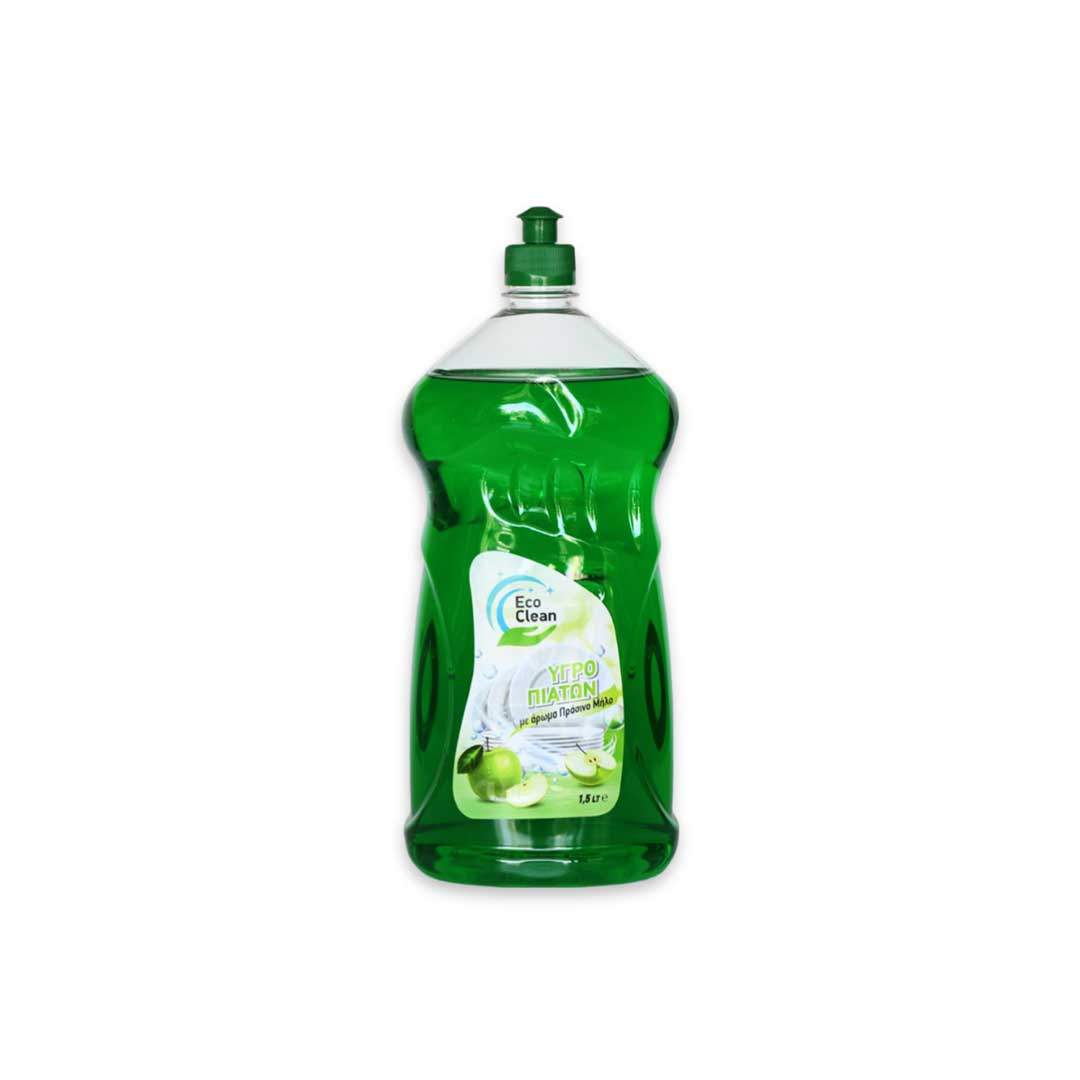 ECOCLEAN ΥΓΡΟ ΠΙΑΤΩΝ 1500ML ΠΡΑΣΙΝΟ ΜΗΛΟ (5200432500429)