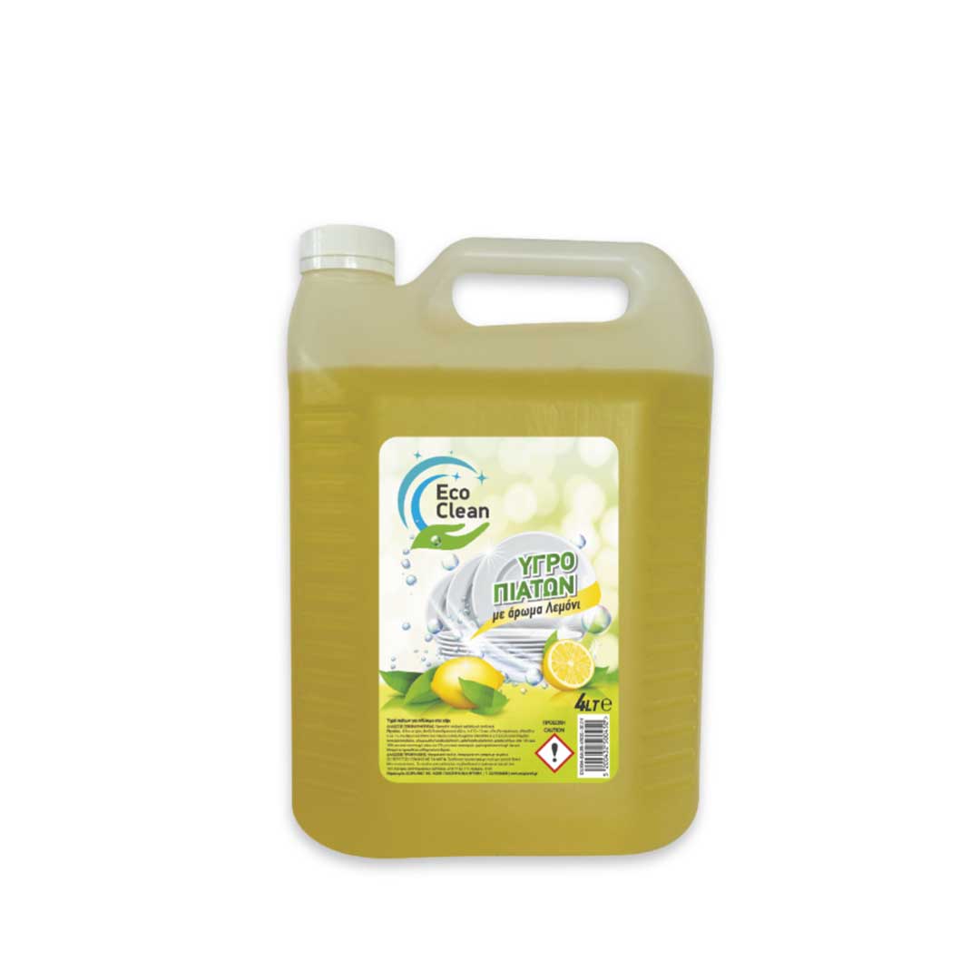ECOCLEAN ΥΓΡΟ ΠΙΑΤΩΝ 4L ΛΕΜΟΝΙ (5200432500450)