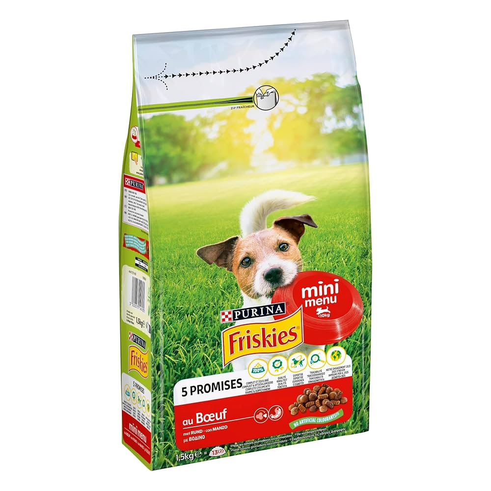 Friskies Ξηρά Τροφή Σκύλου Mini Menu Βοδινό 1.5kg (7613033147661)