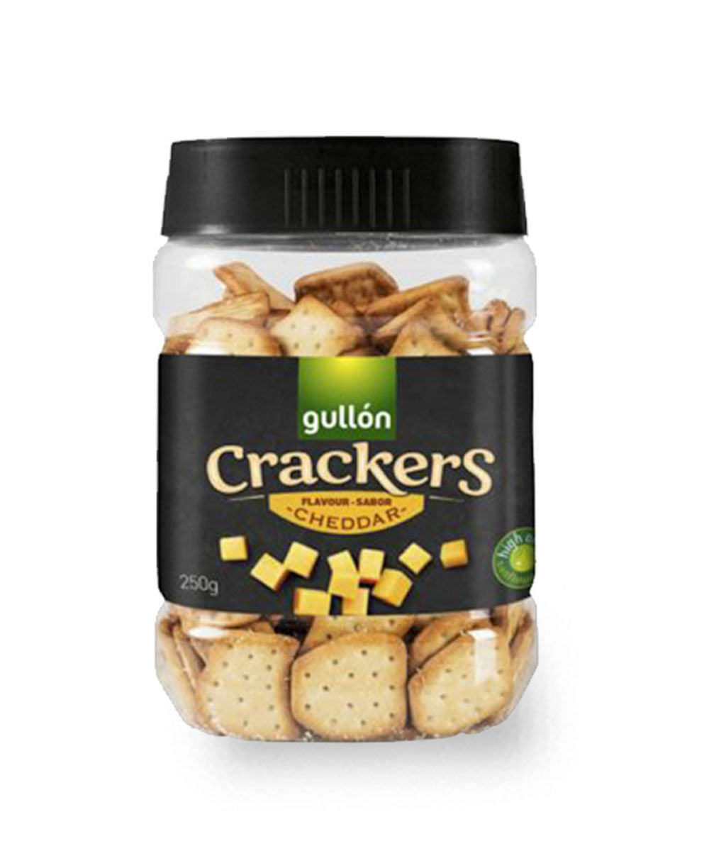 Gullon Crackers with Cheddar 250gr 12t (8410376051933)