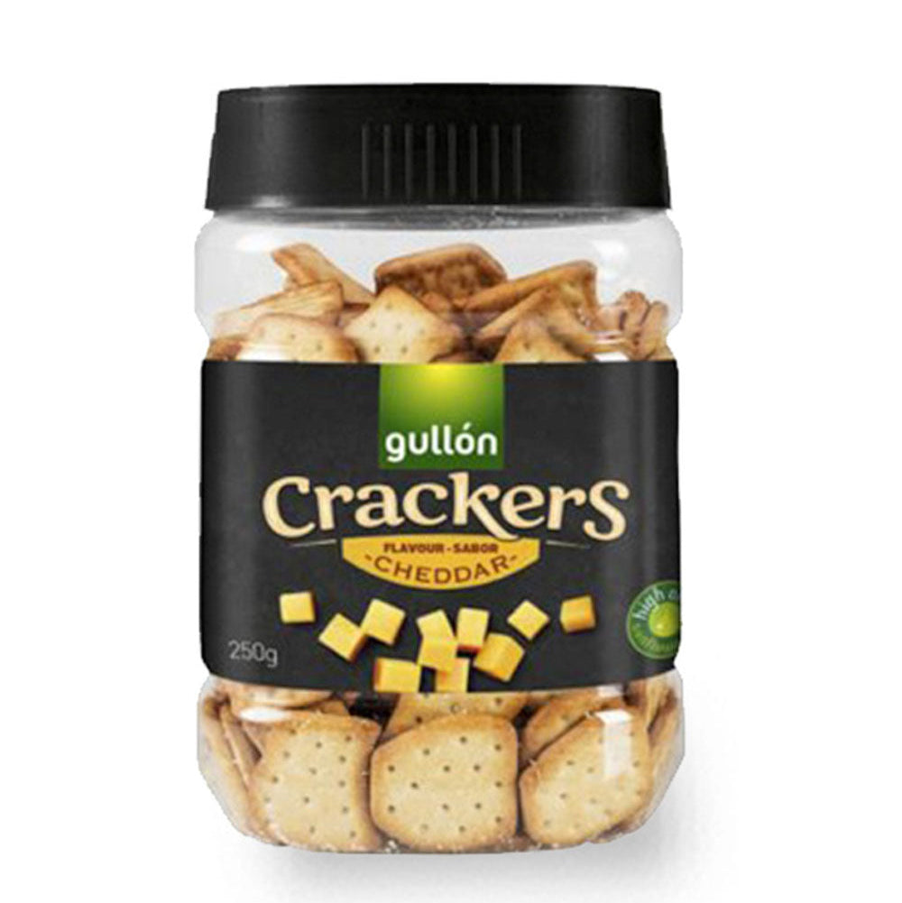 Gullon Crackers with Cheddar 250gr 12t (8410376051933)